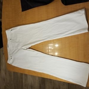 Size 14 white Ralph Lauren cotton jeans
